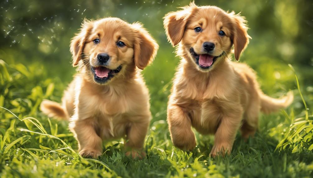 cute dachshund golden retriever puppies