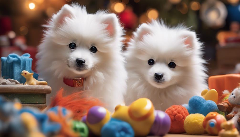 cute japanese spitz puppies