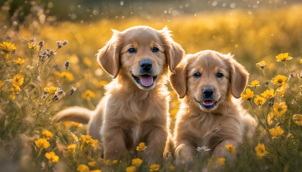 enchanting dachshund golden retriever puppies