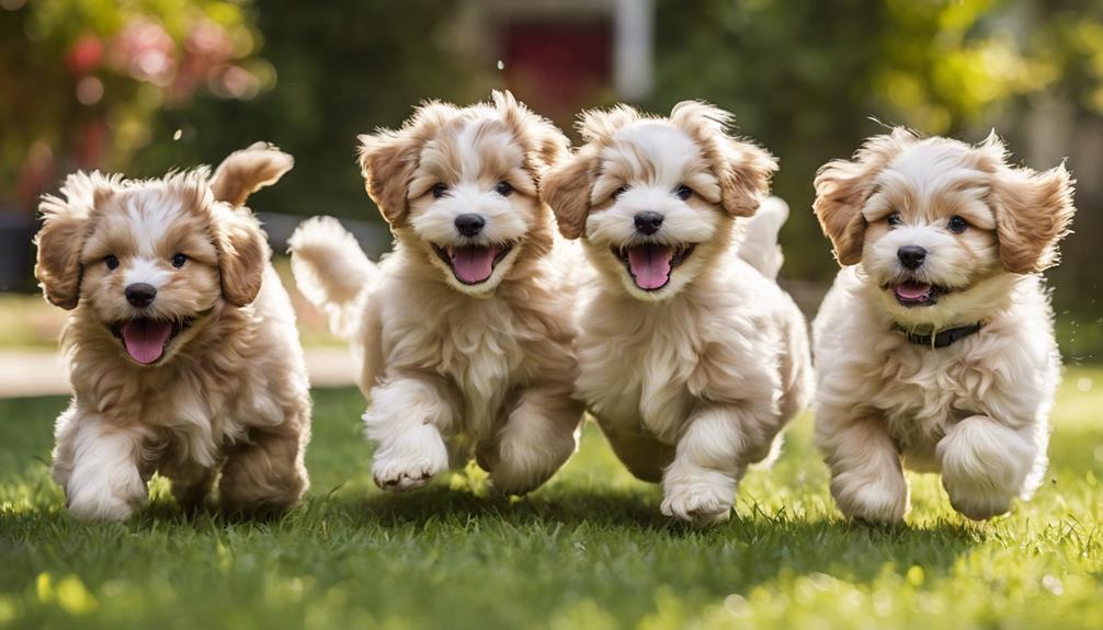 energetic and cheerful puppies