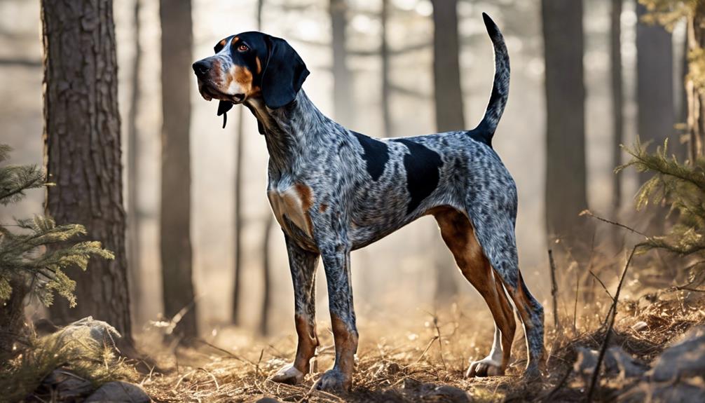 erkundung des bluetick coonhound