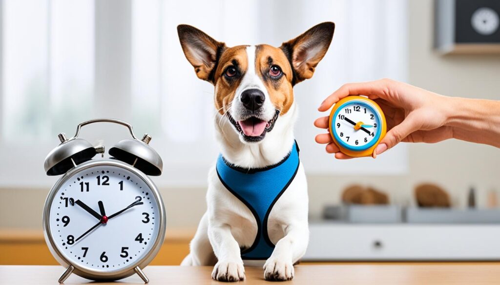 hundeerziehung timing