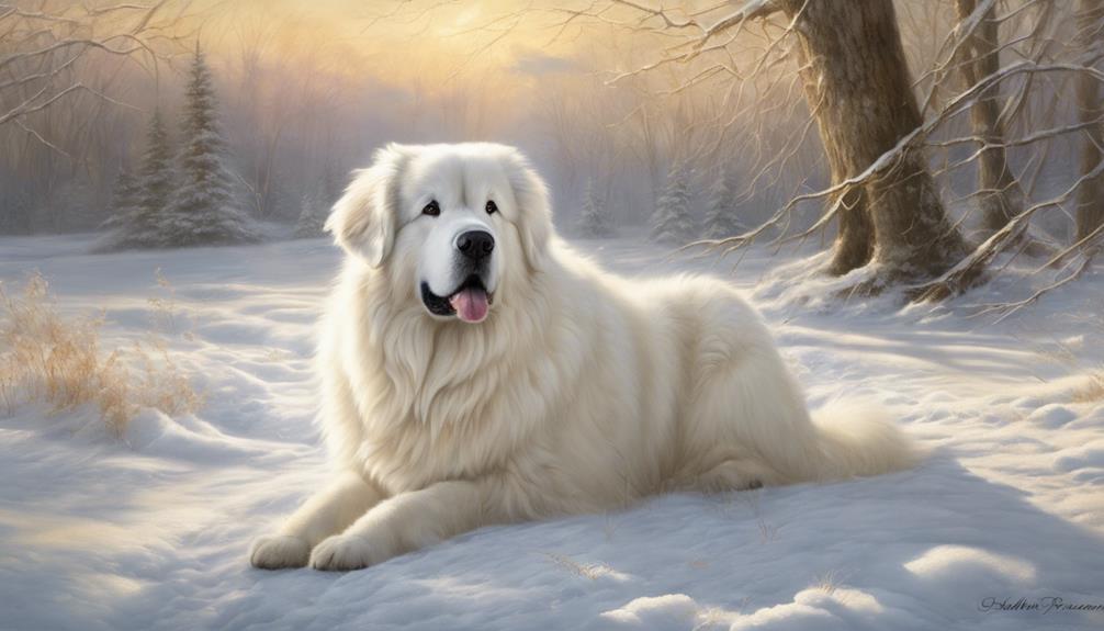 large great pyrenees dog