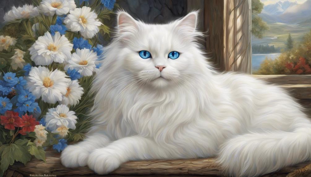 majestic snow white maine coons