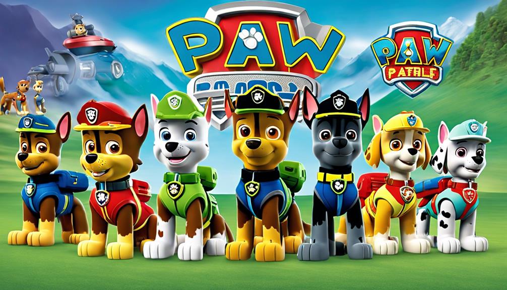 paw patrol figure identification