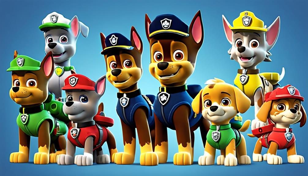 paw patrol recurring characters