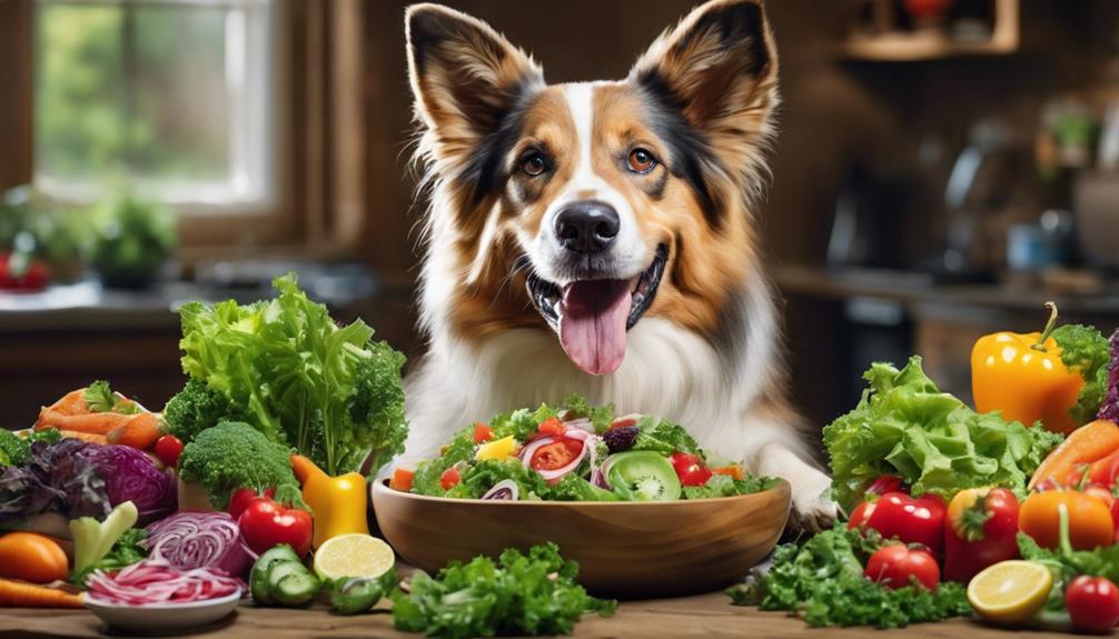 salat als hundefutter erg nzen