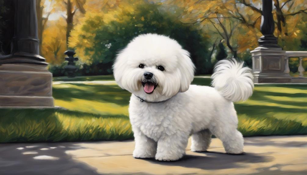 small fluffy white dog