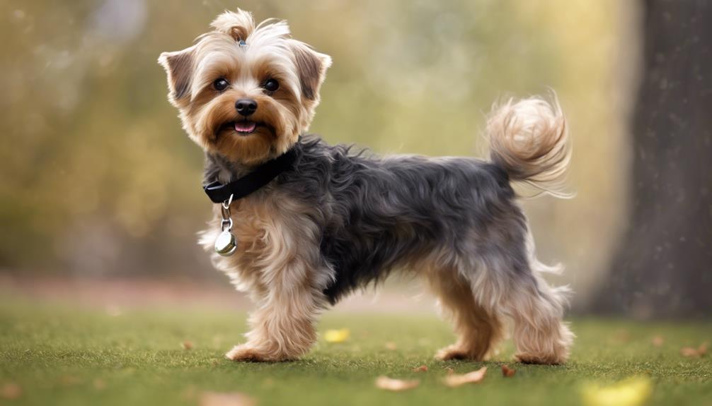 small fluffy yorkie mix