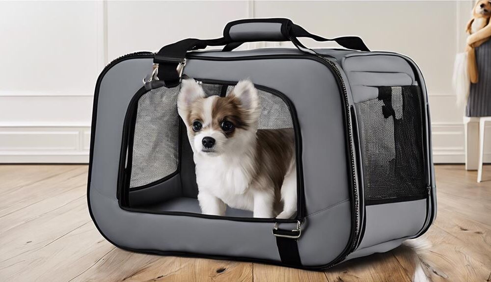 stilvolles reisen mit hundetrage taschen