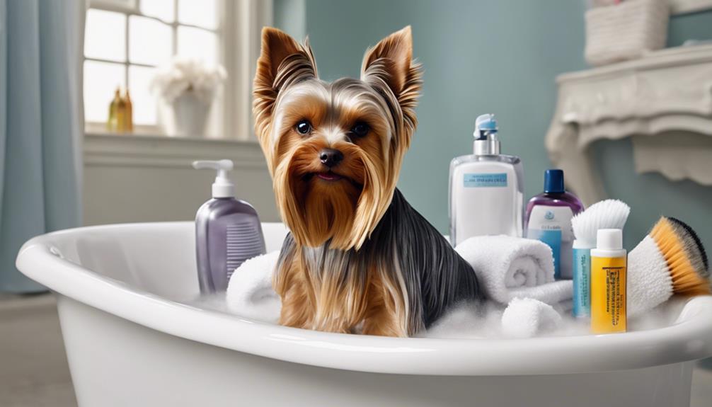 bathe your yorkshire terrier