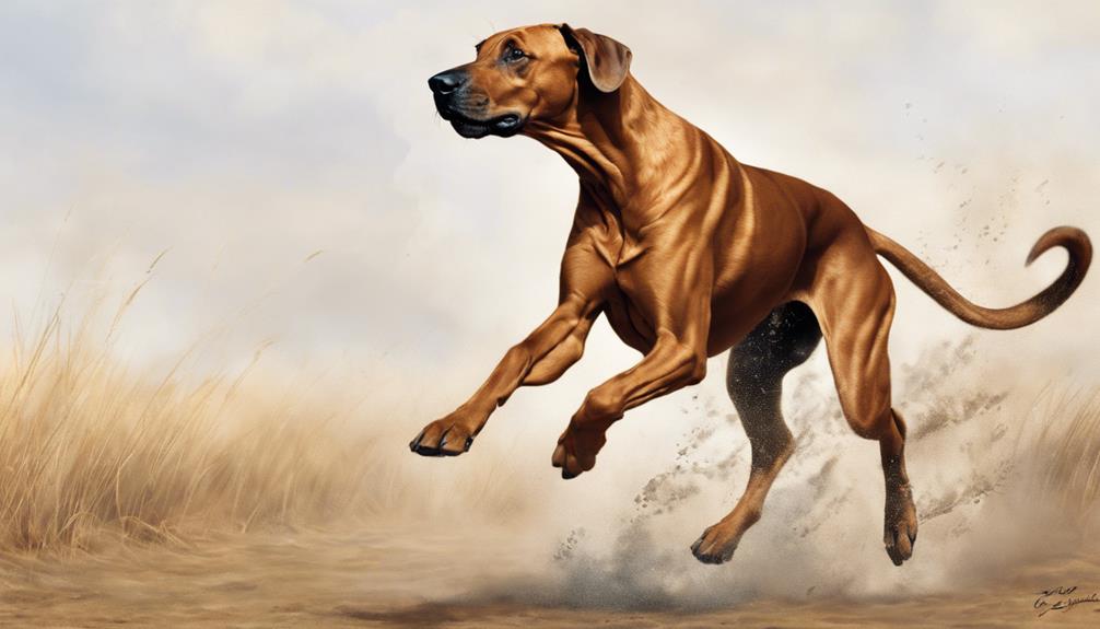 rhodesian ridgeback graceful hunter