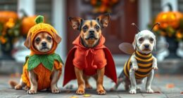 Einfache beeindruckende Hundekostüme