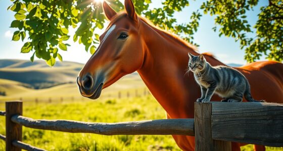 Pferd- und Katzen-Zusammenlebensplan