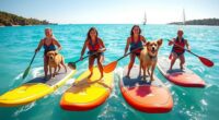 Paddleboarding mit Hunden Sicherheit
