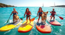 Paddleboarding mit Hunden Sicherheit