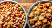 Nassfutter vs Trockenfutter