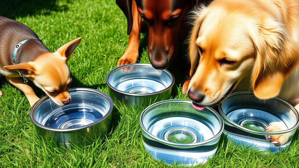 Wasserbedarf bei Hunden anpassen