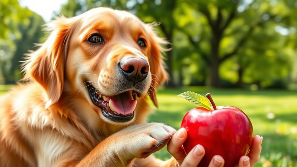 Äpfel stärken die Immunität von Hunden