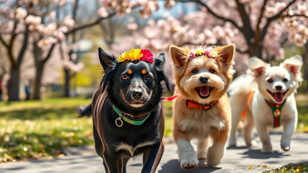 April inspirierte Haustiernamen Feierlichkeiten