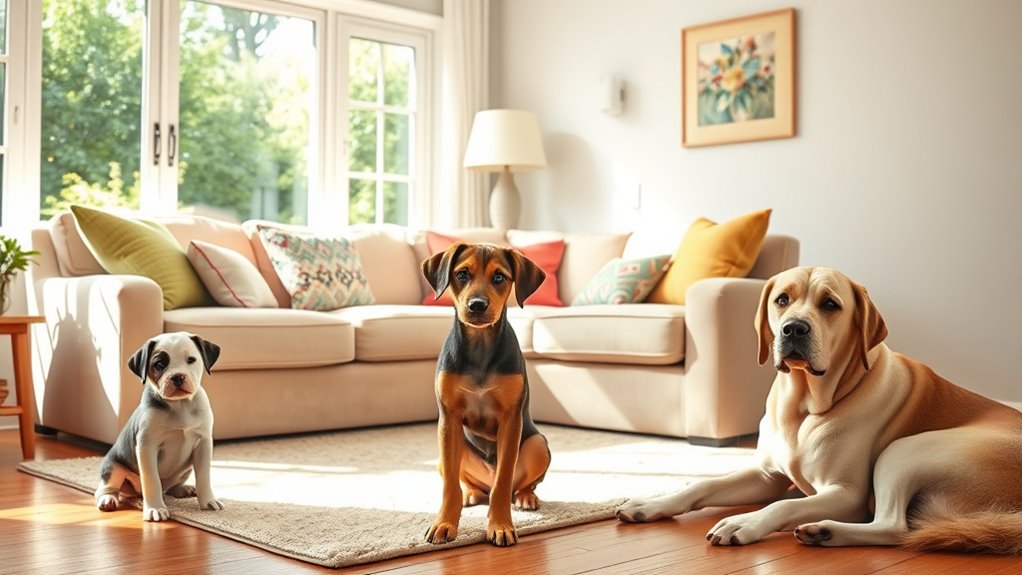 Bewerte die Umgebung, wähle Hund