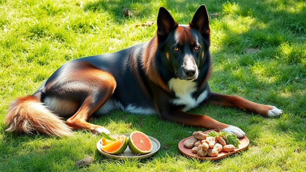 ausgewogene Ernährung für große Rassen