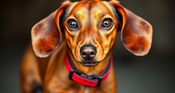 mutiger kleiner Jagdhund