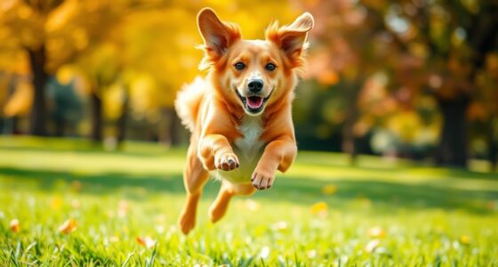 ruhig bleiben und den Hund stimulieren