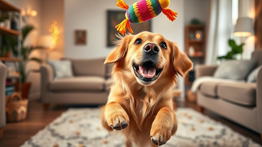 Freudiger aufmerksamer Ausdruck