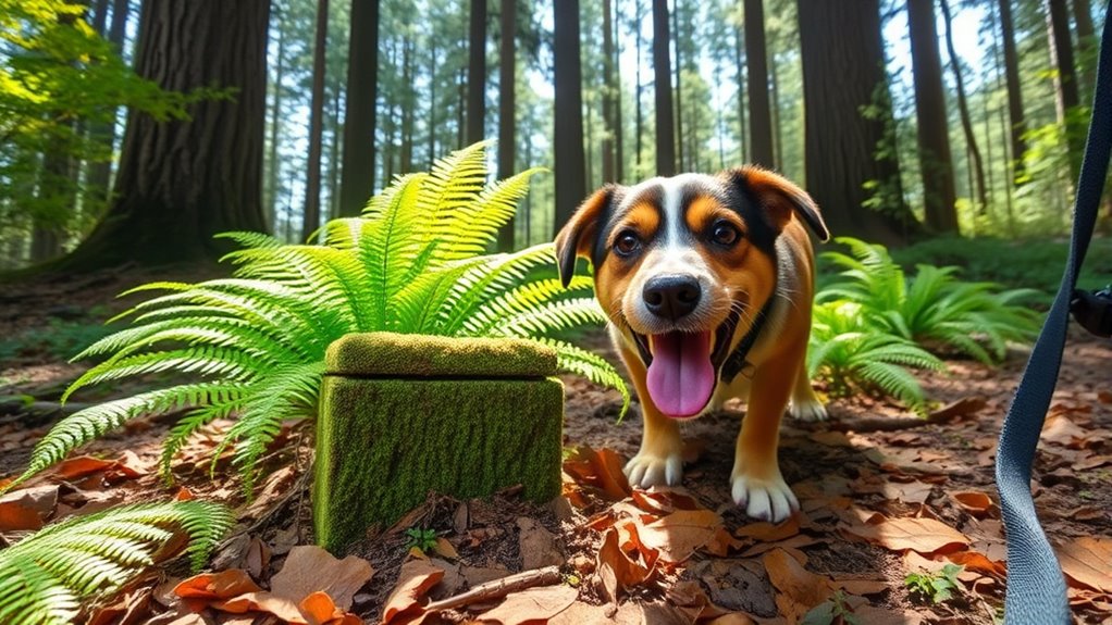 Feiere hundefreundliche Geocaching-Abenteuer
