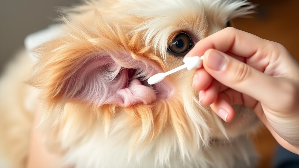 Überprüfen Sie regelmäßig die Ohren des Hundes