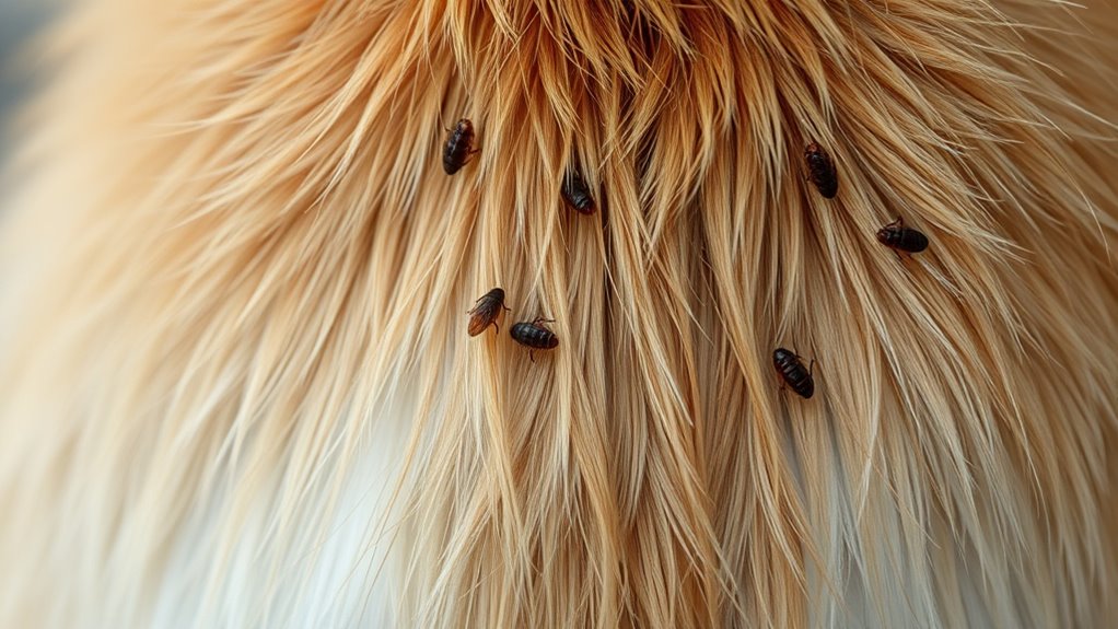 Häufige Verstecke von Flöhen