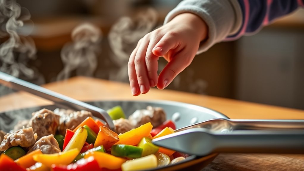 Kochen Sie auf sichere Temperaturen