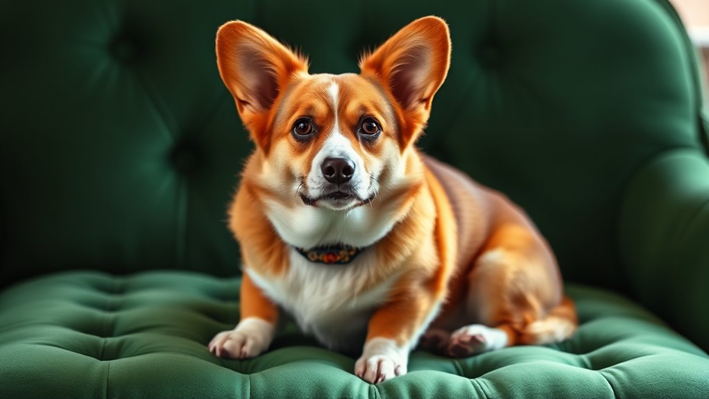 Corgis königlicher Charme Symbole