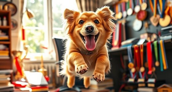 Verrückte Leistungen von Hunden