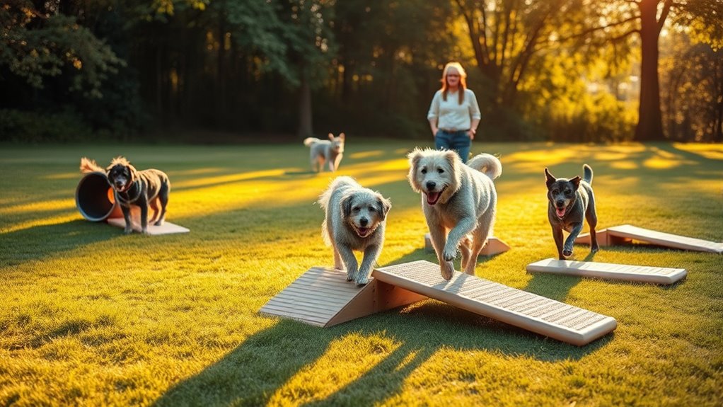 maßgeschneiderter Seniorenhunde-Agility
