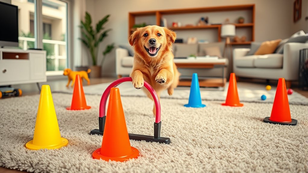 DIY Indoor-Hundhindernisparcours