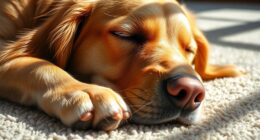 Haben Hunde während des Schlafs Träume?