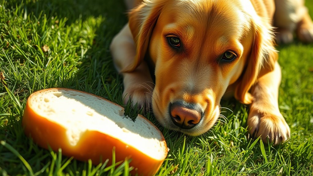 Hund Verdauung von Brot