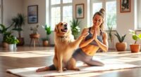 Hundeyoga zur Entspannung