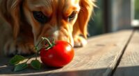 Hunde können vorsichtig Tomaten essen