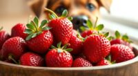 Hunde, die Erdbeeren sicher essen