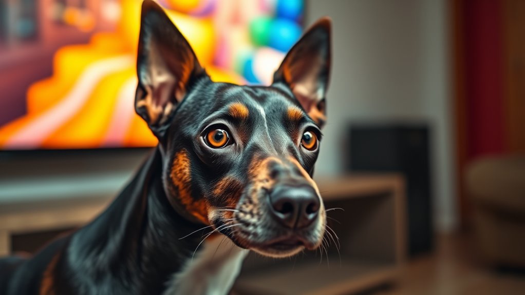 Hunde nehmen bewegte Bilder visuell wahr