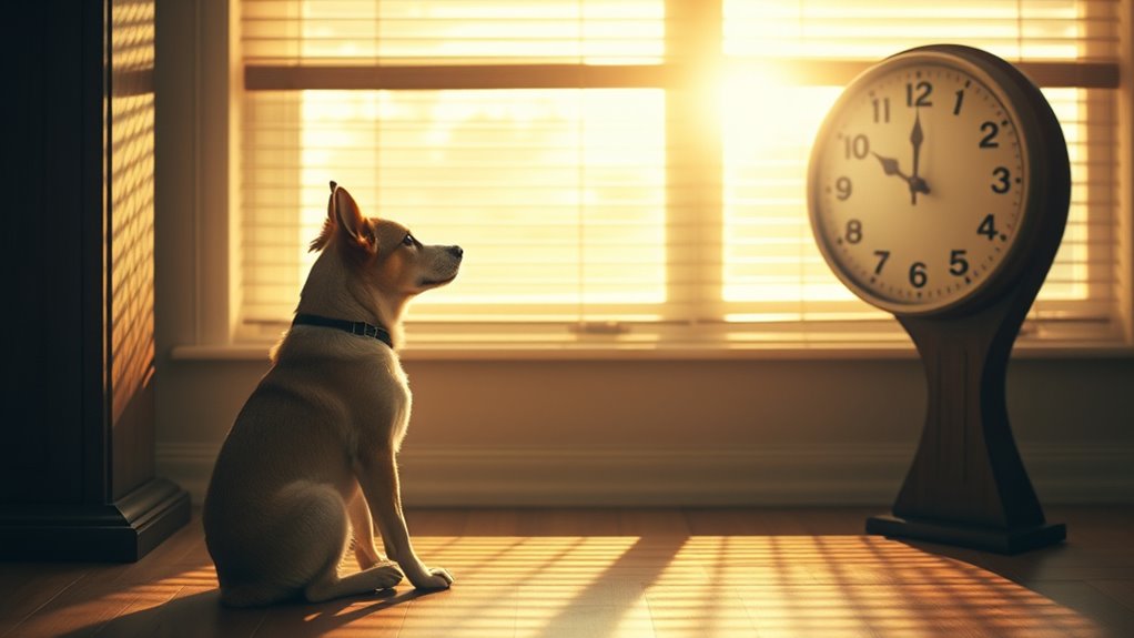 Hunde spüren die vergehende Zeit