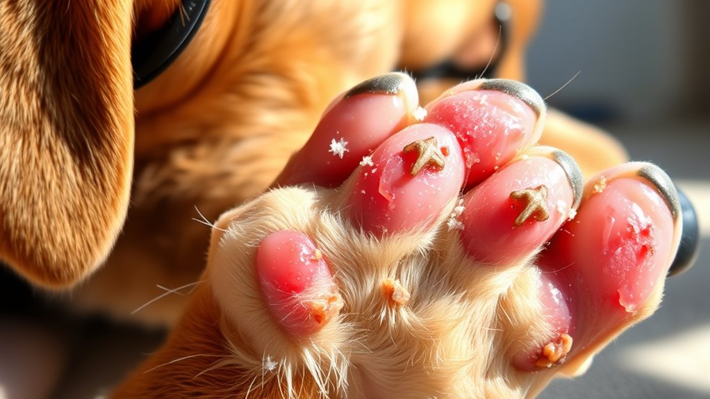 Frühe Anzeichen einer Hautallergie