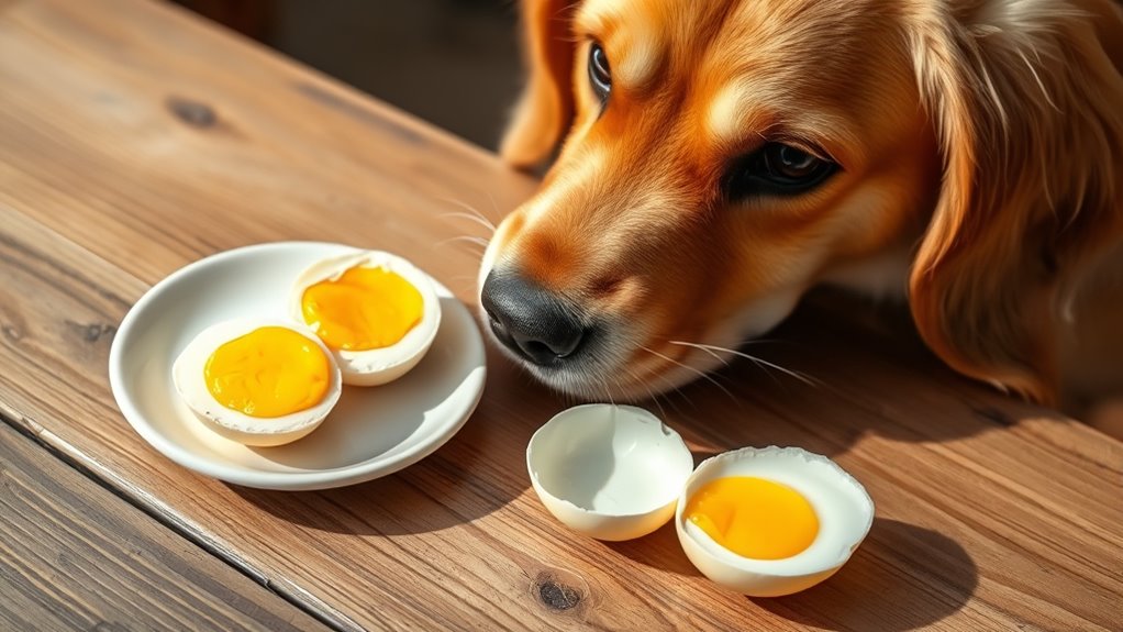 Eier unterstützen die Gesundheit von Hunden