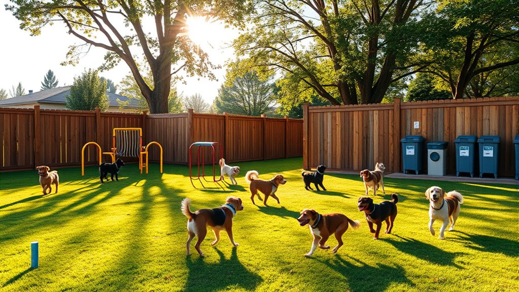 Sicherstellung der Sicherheit im Hundespielpark