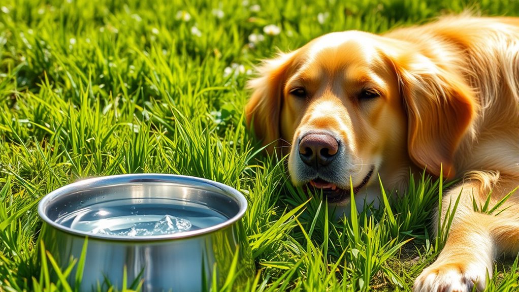 sorge für frisches, hydratisierendes Wasser
