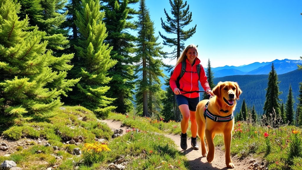 wesentliche Wandern-Hund-Ausrüstung