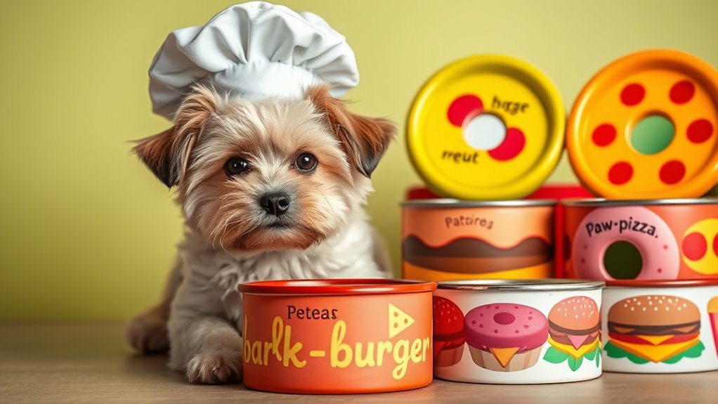 Essensinspirierte lustige Hundenamen